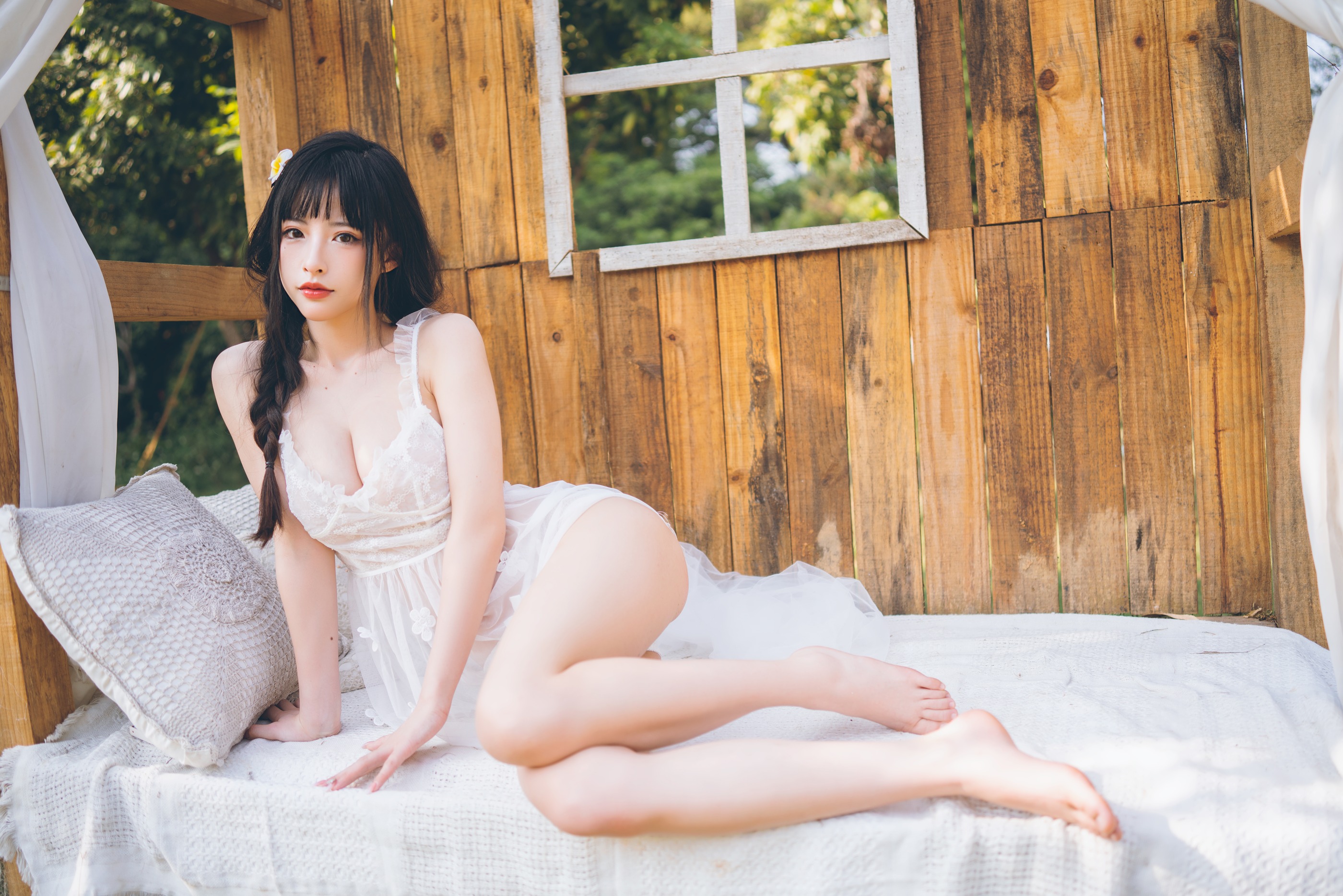 图片[1]-清水由乃 – NO.021 田园蕾丝裙 [65P]-XikXak
